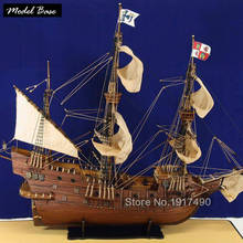 Kits de modelos de barcos de madera a escala 1/90 3d, modelos cortados con láser, Bots, tren Diy, Hobby, barco, barcos de madera educativos, San princesico1607 2024 - compra barato