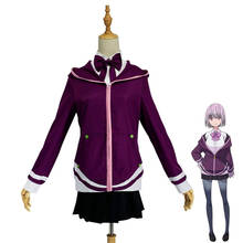 Аниме SSSS.GRIDMAN Shinjou Akane Косплей костюмы униформа полный комплект Фиолетовый парик высокая термостойкость Hollaween ролевая игра 2024 - купить недорого