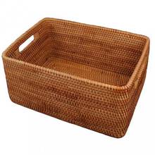 Hand-woven Vietnamese Rattan Storage Baskets Desktop Woven Baskets Miscellaneous Baskets Ivy Rattan Frame Limit Of 100 2024 - buy cheap