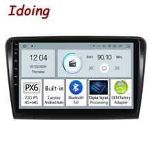 Idoing 10.2"PX6 Android 10 Car Radio Multimedia Player For Skoda Superb 2 B6 2008-2015 GPS Navigation Carplay Auto Bluetooth5.0 2024 - buy cheap