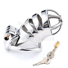 New 316L Stainless Steel Male Chastity Device,Cock Cage,Penis Lock,Cock Rings,Penis Rings,Chastity Belt,Sex Product For Man 2024 - buy cheap