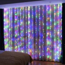LED Curtain String Lights Remote USB Battery Fairy Lights Garland Wedding Party Christmas For Window Home Outdoor Holiday Decor 2024 - buy cheap