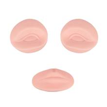 3D Practice Skin Permanent Makeup Tattoo Eye Lip Practice Skin Mannequin Eyebrows and Mouth Mold Replacement Parts 2024 - buy cheap