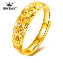 Кольцо из чистого золота 24K, Настоящее Золотое кольцо AU 999, красивые высококлассные блестящие Звездные звезды, Модные Классические Вечерние ювелирные украшения, хит продаж, новинка 2020 2024 - купить недорого