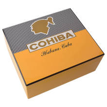 Cohiba Высококачественная желтая и черная сигарета, сигарета, кедр, деревянный ящик, Humidor, коробка для сигар, держатель W/Humidier, гигрометр, Humidor 2024 - купить недорого