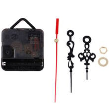 1 Set Silent Wall Clock Quartz Needle Movement Black and Red Hands DIY Replacement Part Repair Kit Tool Set Clock Mechanism 2024 - buy cheap