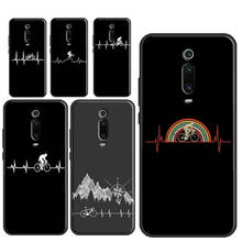 Cycling Bike Heartbeat Case For POCO X3 Pro GT F3 M3 M4 X4 Pro Cover Shell For Xiaomi Mi 11T 12 Pro X Mi 11 Lite 2024 - buy cheap