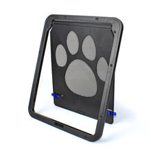 Puerta de protección para ventana de balcón para gatos, suministros para mascotas, con estampado de pata de perro, antimordedura, con solapa, red para gato 2024 - compra barato