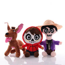 3pcs/lot 20cm Movie COCO Plush Toys Miguel Hector Dante Dog Death Pepita Soft Stuffed Toy Doll for Children Kids Gifts 2024 - buy cheap