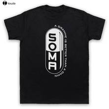 Camiseta de moda de Color sólido para hombre, camiseta de Brave New World, Soma A Gramme, es mejor que una camiseta de algodón, 2019 2024 - compra barato