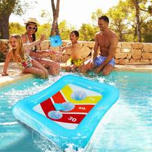 Piscina ao ar livre novo pvc inflatablethrowing sandbags jogo conjunto flutuante piscina brinquedos festa de praia suprimentos festa barra de gelo viagem 2024 - compre barato