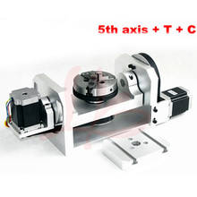 Fresadora de grabado CNC con mesa para máquina grabadora enrutador cnc, 4 ejes, 5 ejes, A aixs 2024 - compra barato