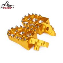 Motorcycle CNC Footrest Footpeg Foot Pegs For SUZUKI RMZ250 2007 2008 2009 RMZ450 2005 2006 2007 RMZ 250 450 2024 - buy cheap