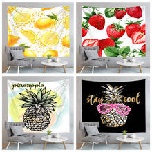 3D Fruits Pinapple Strawberry Blanket Indian Tapestries Beach Towel Wall Hanging Tapestry Home Decoration 2024 - buy cheap