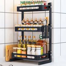 NETEL-estante de almacenamiento de acero inoxidable para cocina, organizador de condimentos, soporte para encimera, 2/3 niveles 2024 - compra barato