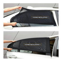 2Pcs/set Auto Car Vehicle Window Mesh Shield Sunshade Visor Shield Cover Net Mosquito Repellent UV Protection Anti Window Covers 2024 - buy cheap