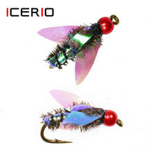 ICERIO 6PCS Mosquito Housefly Realistic Insect Bait for Trout Fishing Fly Lures #12 2024 - buy cheap