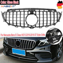 Grade dianteira para mercedes e class w213 e43 amg, 2014-2019, grelha mágica gt r panamericana 2024 - compre barato