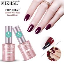 MIZHSE 18ML Nail Gel 1Bottle Thick Rubber Top Coat No Wipe UV Gel Varnish For Nail Protection Hybrid Long-Lasting Manicure 2024 - buy cheap