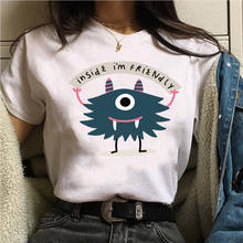 Camiseta con estampado de dibujos animados de animales para mujer, camiseta coreana, camiseta creativa Kawaii Harajuku, ropa de Ciencia y Tecnología japonesa 2024 - compra barato