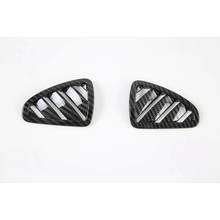 For Mercedes Benz GLA 2020 2PCS Carbon Fiber ABS Car Front Air Conditioning Vent Outlet Cover Trim Car Styling 2024 - buy cheap