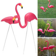 Artificial Flamingo Gardening Decor Decoration Decoration 1pcs/Lot Outdoor Garden Garden Garden for Wedding Villa 2024 - buy cheap