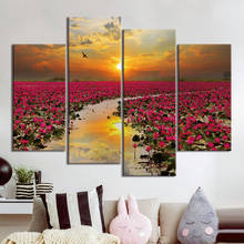 Pintura abstrata de flor, imagem decorativa para casa, arte de parede, posteres e impressões, imagem, arte de giclee 2024 - compre barato
