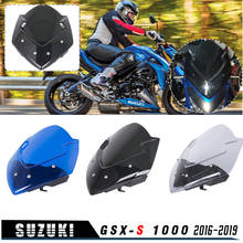 GSXS1000 Sport Windshield Windscreen Shield Screen Protector with Mounting Bracket for Suzuki GSXS GSX-S 1000 2016-2021 2017 2024 - buy cheap