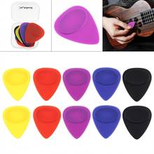 Guitarra acústica Multicolor, púas esmeriladas antideslizantes, tamaño mixto con caja, 10 Uds. 2024 - compra barato