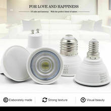 Lâmpada e27 led, spotlight e14, 220v, gu10, mr16, 6w, luz branca, condensador, difusão, luz para casa, 10 peças 2024 - compre barato