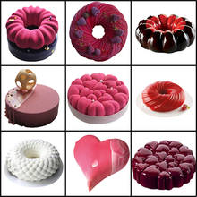 Meibum Love Heart Mousse Dessert Mould 3D Silicone Cake Mold Kitchen Bakeware Pan DIY Art Cake Form Pastry Tray Baking Tools 2024 - buy cheap