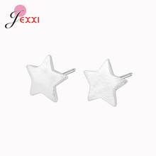 Pure 925 Sterling Silver Women Jewelry Fashion Cute Chic Stud Earrings For School Girls Kids Lady Gift Pendientes Oorbellen 2024 - buy cheap