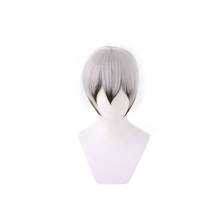 Haikyuu!! Inarizaki Kita Shinsuke Gray Black Short Wig Cosplay Costume Heat Resistant Synthetic Hair Haikiyu Men Women Wigs 2024 - buy cheap