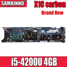 SAMXINNO X1C Motherboard For Lenovo ThinkPad X1 X1C carbon laptop Mainboard with i5-4200U CPU 4GB RAM X1C Motherboard Mainboard 2024 - buy cheap