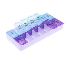 14 Grids 7 Days Weekly Pill Case Medicine Tablet Dispenser Organizer Pill Box Splitters Pill Storage Organizer Container 2024 - buy cheap