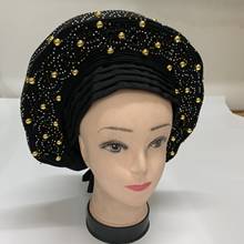 african fabric 2021 wholesale Auto Sego Headtie High Quality Head Wear Nigerian Sego Geles For Women 2024 - buy cheap