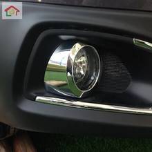 Lámpara de luz antiniebla delantera de coche, accesorio con cubierta cromada ABS, con detector de marco, embellecedores para Suzuki s-cross SX4 2014 2015 2016 2017 2024 - compra barato
