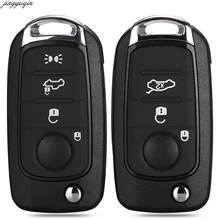 Jingyuqin 5pcs Remote Car Key Case Shell For Fiat Egea Tipo 500X With Uncut Blade SIP22 3/4 Buttons Flip Folding Fob 2024 - buy cheap