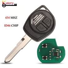 Kutery Remote Car Key For Suzuki Swift 433MHZ ID46 Chip KBRTS004 With 2 Buttons 2024 - buy cheap