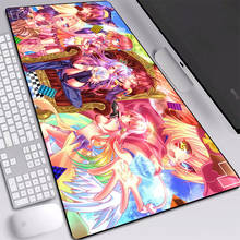 Alfombrilla de ratón de Anime NO GAME NO LIFE para Gaming, lavable, para teclado de escritorio, borde bloqueado, antideslizante, duradera, grande 2024 - compra barato