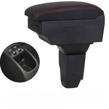 For PEUGEOT 206 armrest box central Store content Storage box armrest box with cup holder USB interface 2024 - buy cheap