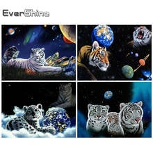 Evershine-pintura de diamantes 5D DIY, bordado de diamantes de imitación cuadrados y redondos, animales, arte para decoración del hogar, regalo 2024 - compra barato