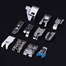 11Pcs New Iron Zipper Foot Sewing Machine Feet Multi-Function Sewing Machine Presser Foot Set Sewing Tools Wholesale 2024 - buy cheap