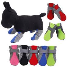 Sapatos para chuva de cães, sapatos antiderrapantes de borracha para cachorros e gatos, sapatos de outono e inverno para cachorro 2024 - compre barato