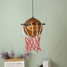 Luminária pendente moderna para basquete, iluminação de teto suspensa com lâmpadas led para sala de estar, cozinha, restaurante 2024 - compre barato