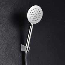304 Stainless Steel Handheld Shower Set wigh Single Mode Round Shower Head Wall Mounted Shower Seat and Hose 2024 - buy cheap