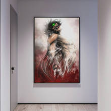 attack on titan Eren Jaeger Shingeki no Kyojin poster Canvas Wall Art Decoration prints for Home bedroom decor Painting 2024 - buy cheap
