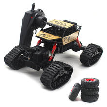 Carro de controle remoto, escala 1:16, 2.4ghz, rock crawler, brinquedos com controle remoto, com rádio para crianças 8888 2024 - compre barato
