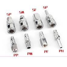 C Type Pneumatic Fitting Quick Connector High Pressure Coupling SF+PF40 SP+PP40 SM+PM40 SH+PH40 Work On Air Compressor 2024 - buy cheap