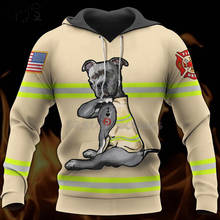Пожарный герой Харадзюку Повседневный Спортивный костюм с 3D принтом толстовки/Куртки/мужские и женские пуловеры с черепом-7 2024 - купить недорого